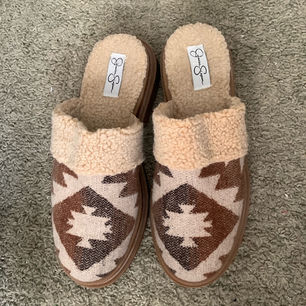 NWOT Jessica Simpson Western Clogs